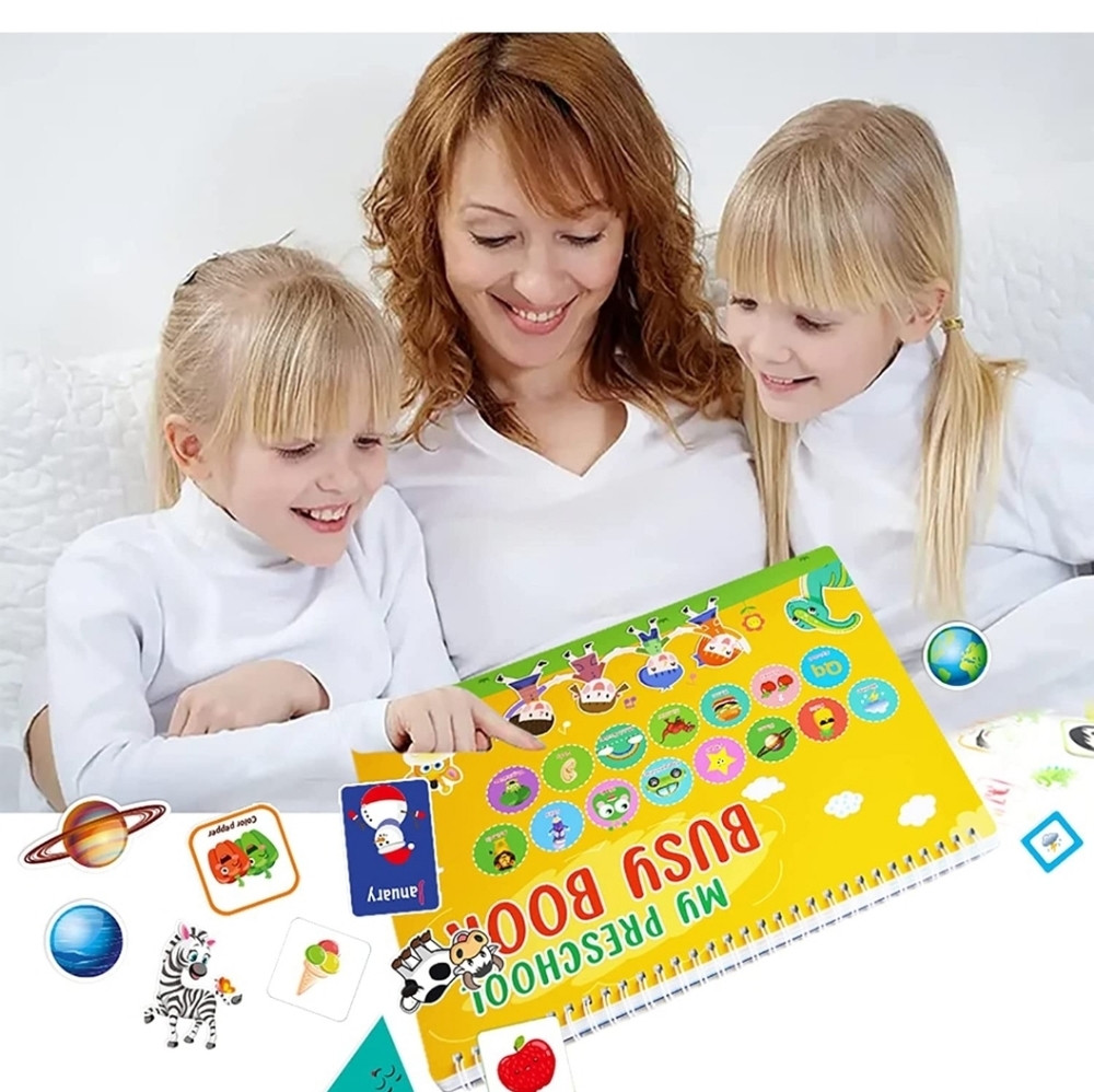 Preschool Busy Book, 30 Themes Preschool Learning Activities for Kids Montessori - Picture 5 of 8